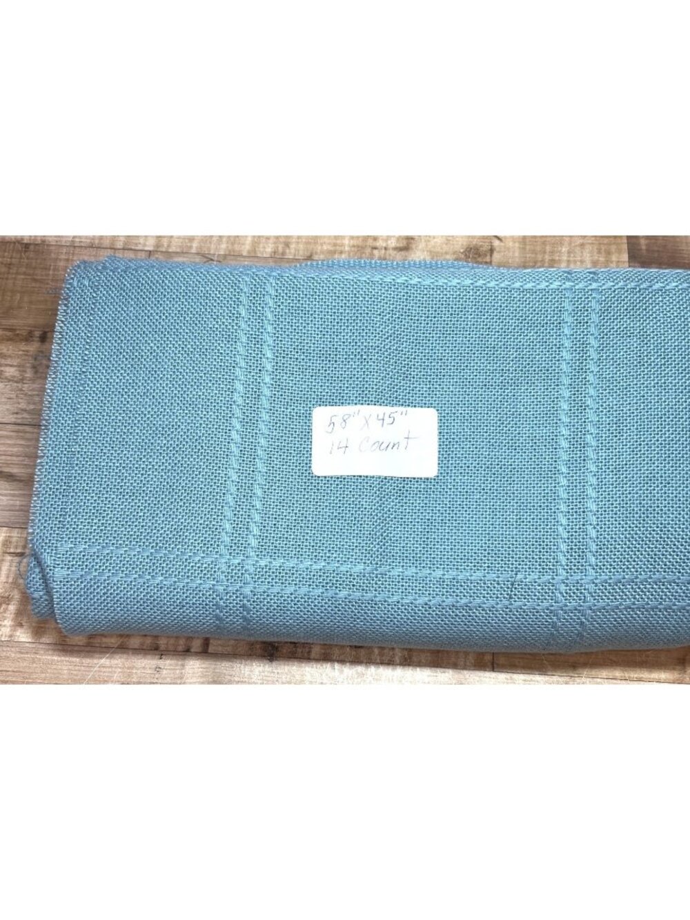 Leisure Arts Anne Cross Stitch Cloth Blue for Afghan 45'' X 58" 14 Count